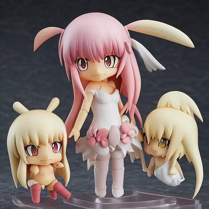 Image similar to snugglepot and cuddlepie, an anime nendoroid of snugglepot and cuddlepie, figurine, detailed product photo