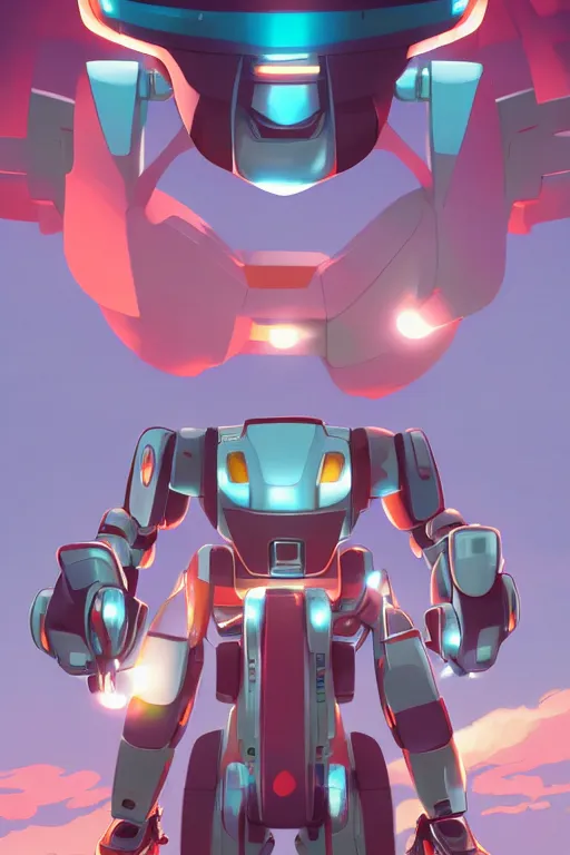 Image similar to metabots medabots medarotto medarot robot minimalist comics, behance hd by jesper ejsing, by rhads, makoto shinkai and lois van baarle, ilya kuvshinov, rossdraws global illumination ray tracing hdr radiating a glowing aura