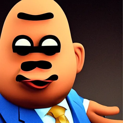 Prompt: Mr. Potato Head Totally Looks Like Steve Harvey