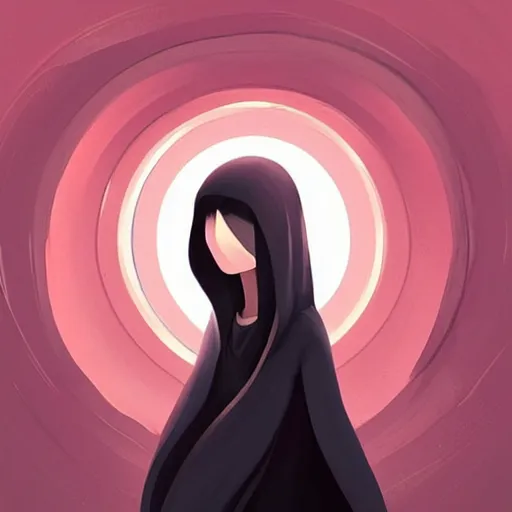 Image similar to “a marvelous portrait of a hooded girl by Christopher Balaskas”