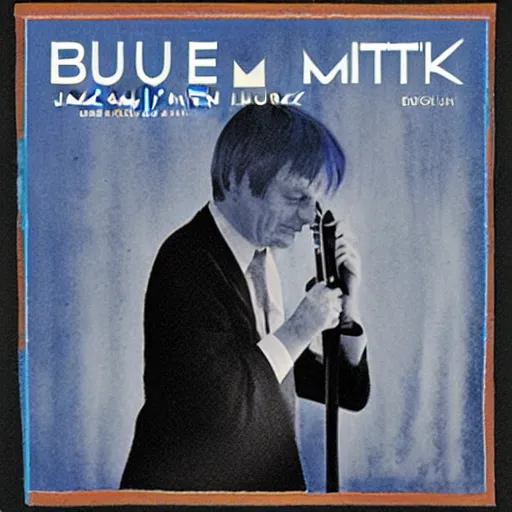 Prompt: mark e smith blue note jazz album cover