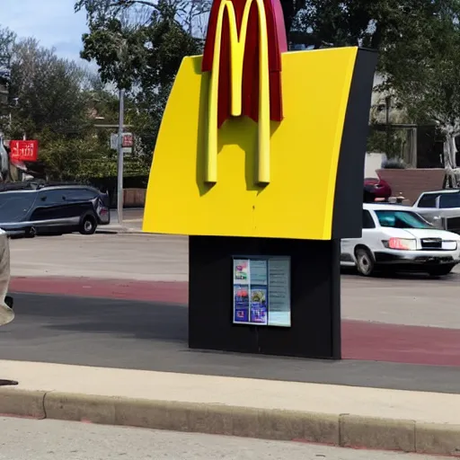 Image similar to Jesus spotted working at McDonalds