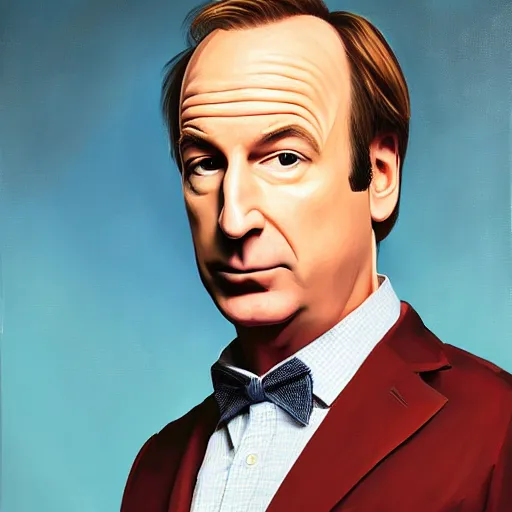Prompt: a detailed portrait of bob odenkirk as saul goodman painted by raphael