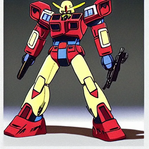 Image similar to zaku ii, from mobile suit gundam ( 1 9 7 9 anime )