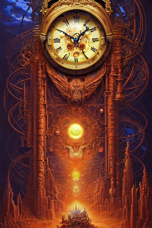 Prompt: intricate royal Mars clocks james gurney, dan luvisi, Petros Afshar, tim hildebrandt, liam wong, Mark Riddick, thomas kinkade, ernst haeckel, dan mumford, trending on artstation, josephine wall, WLOP, cgsociety by Gediminas Pranckevicius, trending on cgsociety and DeviantArt