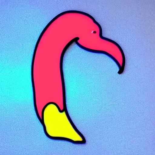 Image similar to neon tubes anime dolphin profile picture, sharp and clear