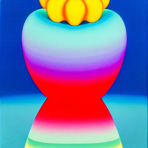 Image similar to apple by shusei nagaoka, kaws, david rudnick, airbrush on canvas, pastell colours, cell shaded, 8 k