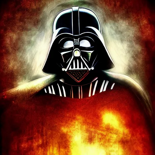Image similar to epic darth vader art, high detail, high definition, photorealistic, hdr, rtx,