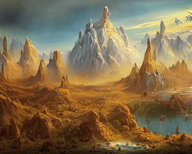 Image similar to hyperborea by vsevolod ivanov, landscape