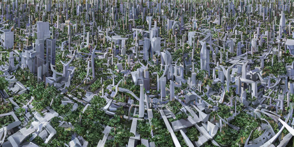 Image similar to Bustling photorealistic!!! utopian city reimagined by Max Hay, inverted fisheye lens!!!, eyelevel!!! view!!! photography, trending on artstation, 4k, 8k, lens distortion, chromatic aberration, soft focus blur, photorealistic imagery, photorealistic details, intricate, highly detailed, artstation 3d, artstation render, artstation 3d render, 3d art, unreal engine 3d, octane 3d, blender 3d, 3d landscape
