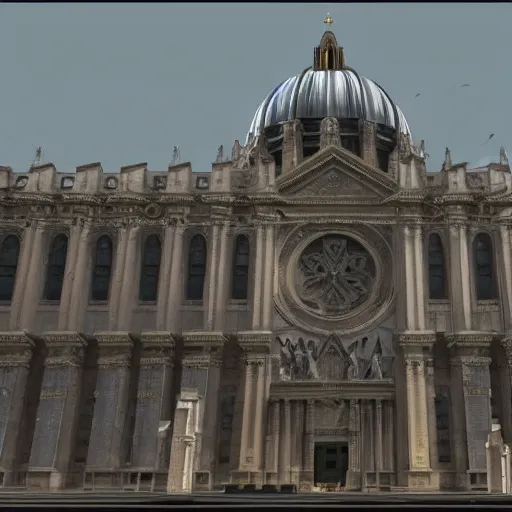 Image similar to St Peter's Basilica in Counter Strike Global Offensive