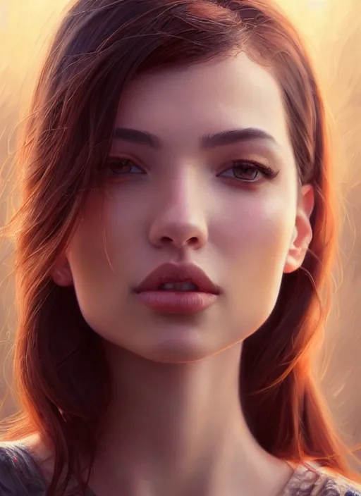 Image similar to photo of a gorgeous young woman in the style of stefan kostic, realistic, sharp focus, 8k high definition, insanely detailed, intricate, elegant, art by stanley lau and artgerm