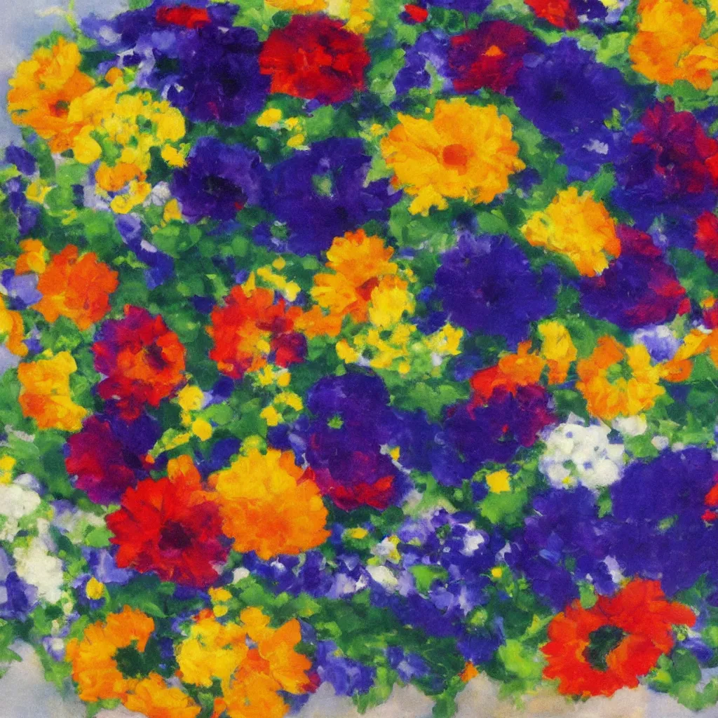 Prompt: a wedding bouquet from above, emil nolde, realistic, 8 k