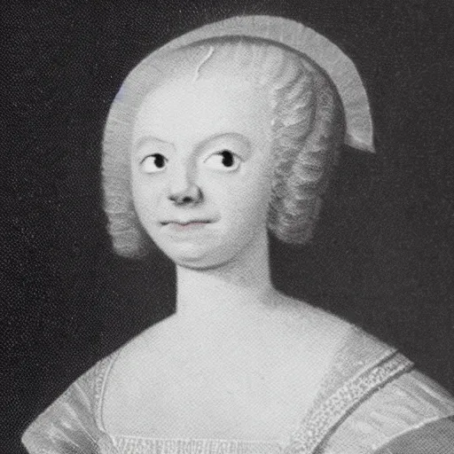 Prompt: photo of a woman in 1 7 5 0 london