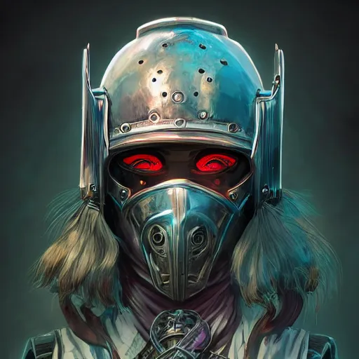 Image similar to cyberpunk viking helmet mask warrior goddess robot ninja fantasy, art gta 5 cover, official fanart behance hd artstation by jesper ejsing, by rhads, makoto shinkai and lois van baarle, ilya kuvshinov, ossdraws