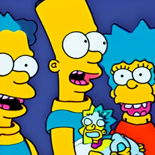 Prompt: a claymation of bart simpsons