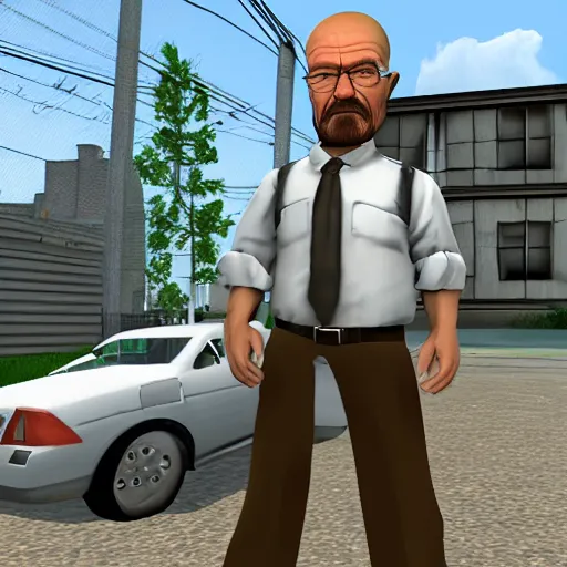 Image similar to walter white in gmod