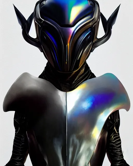 Prompt: iridescent sinewy smooth muscular male sleek glossy black pearlescent scifi armor with smooth black featureless helmet, by greg rutkowski, mark brookes, jim burns, tom bagshaw, magali villeneuve, eve ventrue, cgsociety, trending on artstation