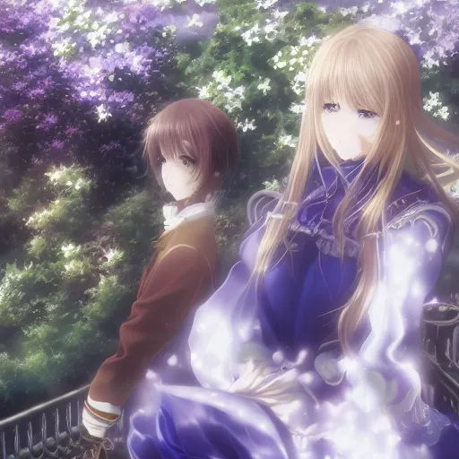 Image similar to beautiful gorgeous cute Violet Evergarden realistic high quality 4K full HD wallpaper