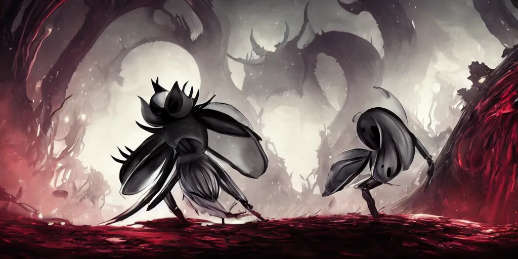 cover art for hollow knight. Corrupted. High detail., Stable Diffusion