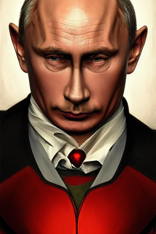 Prompt: vladimir putin as an evil stupid robotnik dr eggman, realistic portrait, symmetrical, highly detailed, digital painting, artstation, concept art, smooth, sharp focus, illustration, cinematic lighting, art by artgerm and greg rutkowski and alphonse mucha