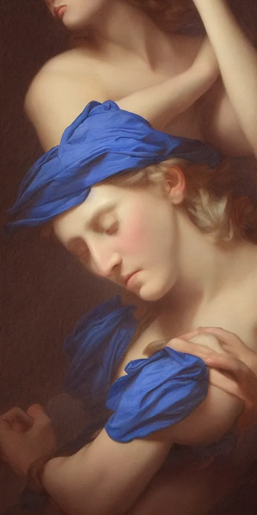 Image similar to highly detailed beautiful photography of flower, sharp focus, dramatic, dynamic, lighting, elegant, blue background, harmony, beauty, masterpiece, by roberto ferri, by durero, pencil draw