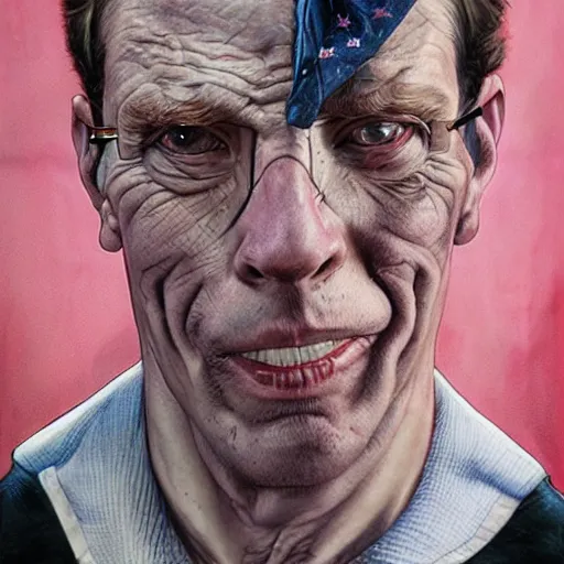 Prompt: portrait of a bounce, very detailed painting by Glenn Fabry, by Joao Ruas