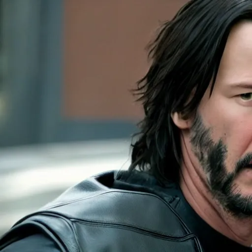 Image similar to keanu reeves in sons of anarchy 4 k detailed