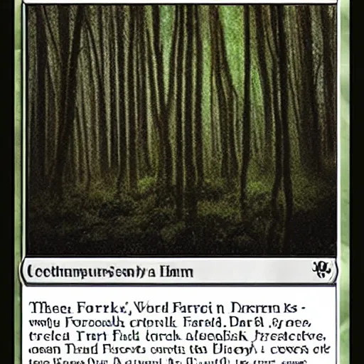 Image similar to the dark forest dreams go to die in