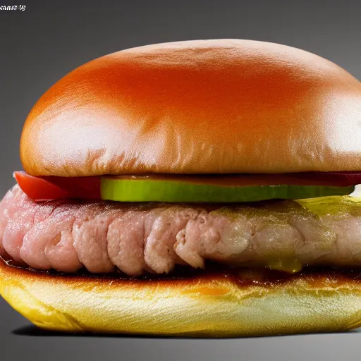 Prompt: blobfish hamburger, extremely detailed, 8k resolution, high detail