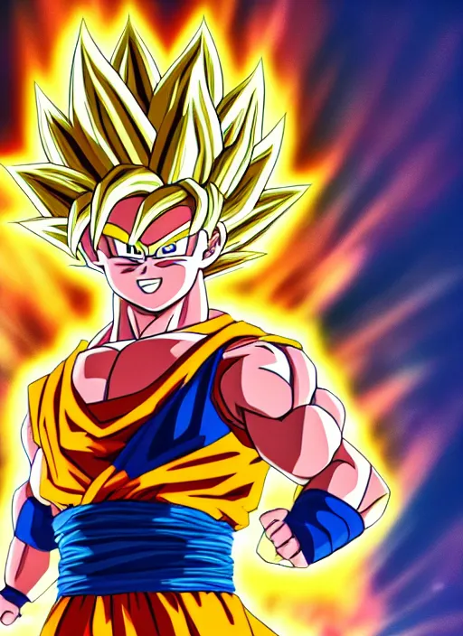 Download Super Saiyan 3 Goku DBZ 4K Wallpaper