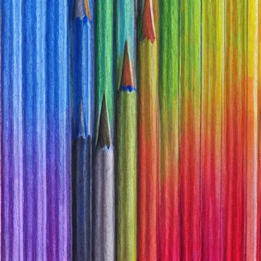 Image similar to Colored pencil art on paper, highly detailed, artstation, PrismaColor