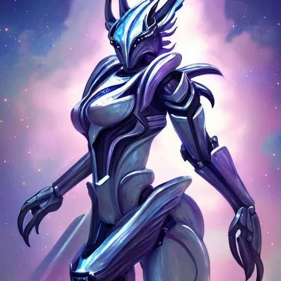 Prompt: goddess shot, galactic sized stunning hot anthropomorphic robot mecha female dragon, in space, larger than planets, holding the earth, the earth a mere marble in her claws, detailed silver armor, epic proportions, epic scale, digital art, furry, macro, dragon, giantess, warframe fanart, destiny fanart, furaffinity, deviantart, realistic