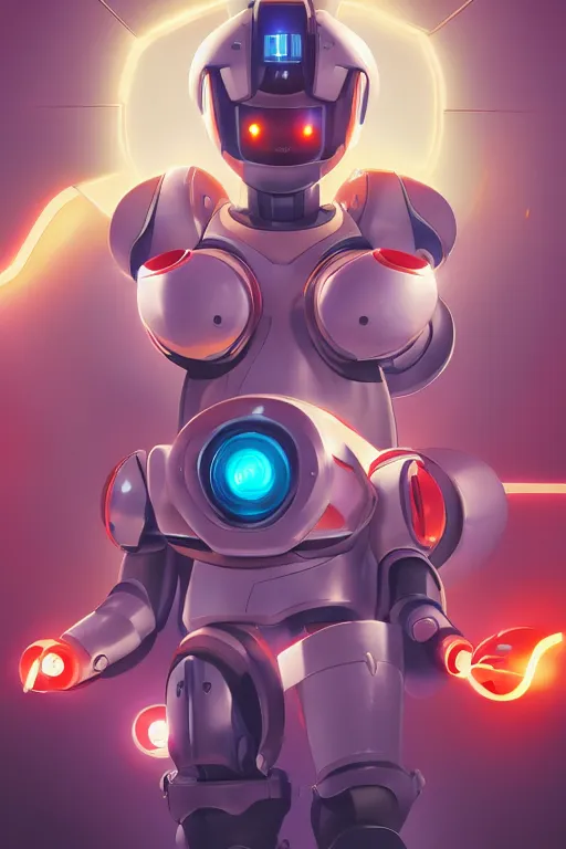 Image similar to metabots medabots medarotto medarot robot minimalist comics helmet mask neon cybereye, behance hd by jesper ejsing, by rhads, makoto shinkai and lois van baarle, ilya kuvshinov, rossdraws global illumination ray tracing hdr radiating a glowing aura