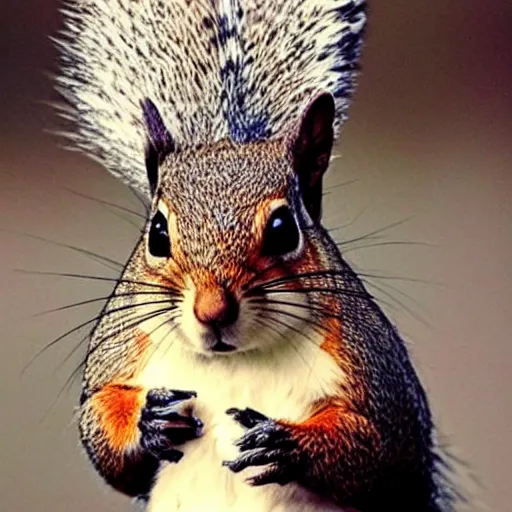 Image similar to punk squirrel