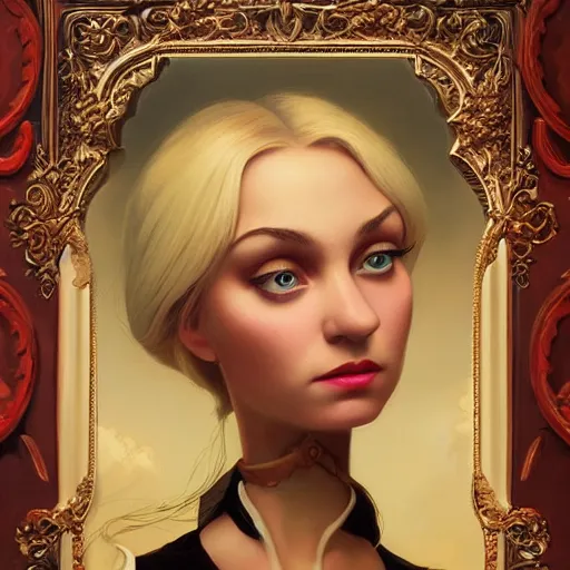 Image similar to lofi ghot victorian portrait, Pixar style, by Tristan Eaton Stanley Artgerm and Tom Bagshaw.