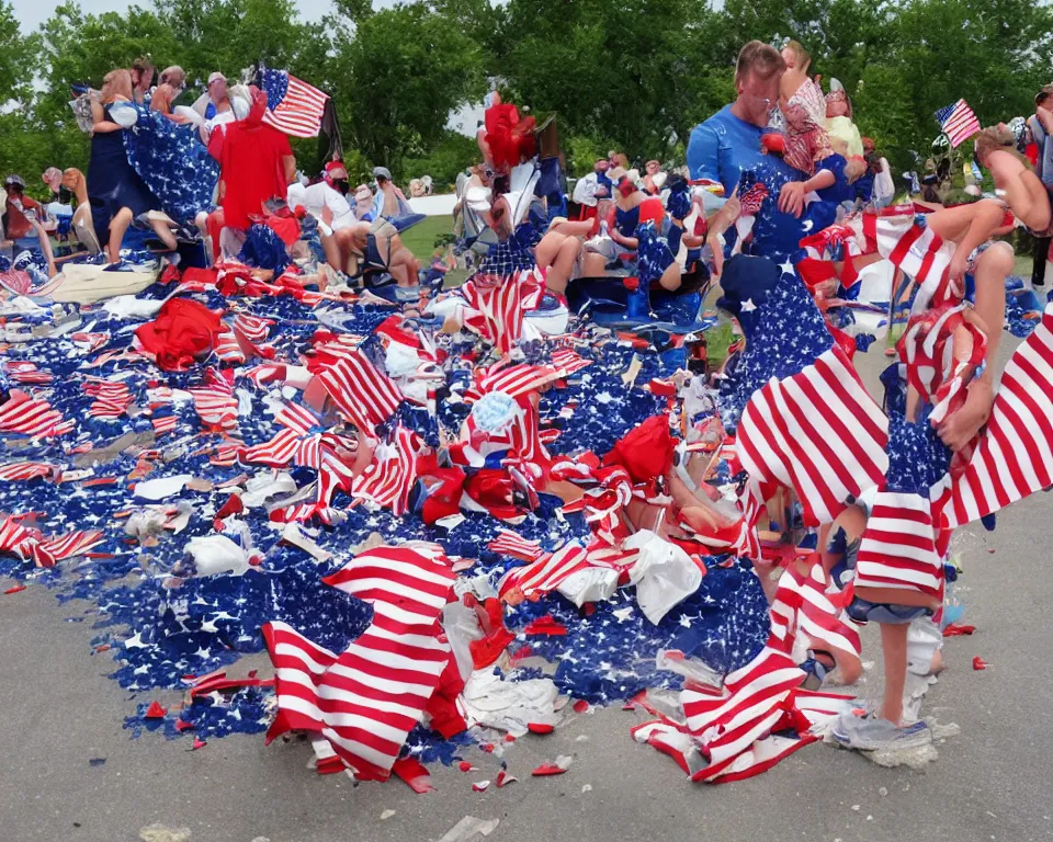 Image similar to 4th of july disaster