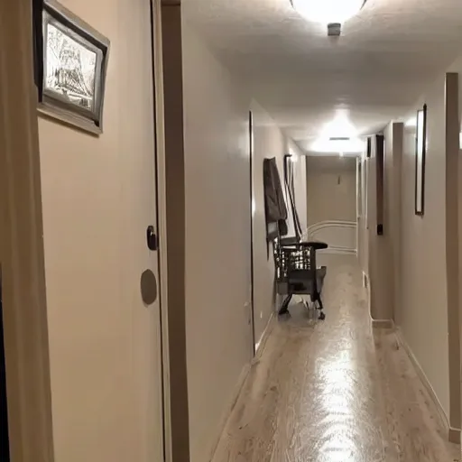Prompt: apartment hallway, craigslist photo