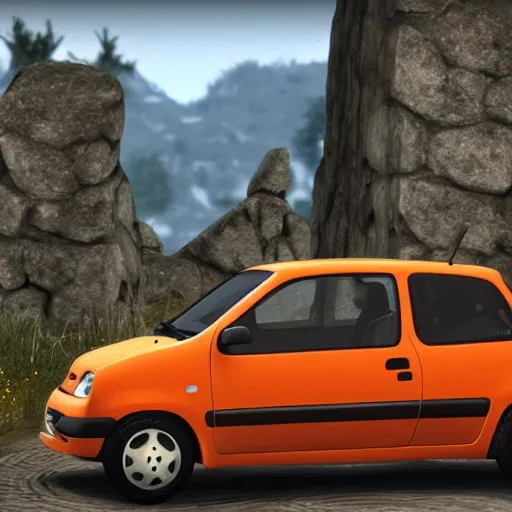 Image similar to 1 9 9 3 renault twingo in skyrim