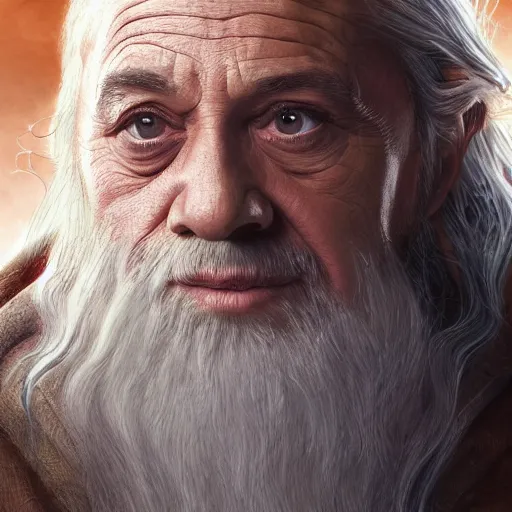 Prompt: Movie still of Danny Devito as Gandalf in the Lord of the Rings in the Shire, fantasy, highly detailed, digital painting, artstation, concept art, sharp focus, illustration, art by Tony Sart and artgerm and randy vargas