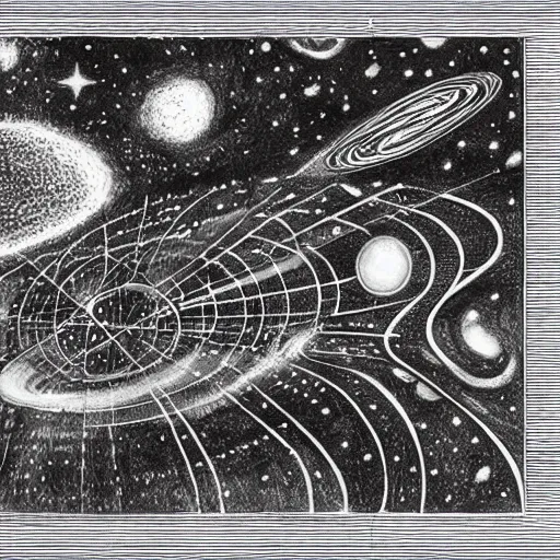 Image similar to Drawing of the Secrets of the Universe