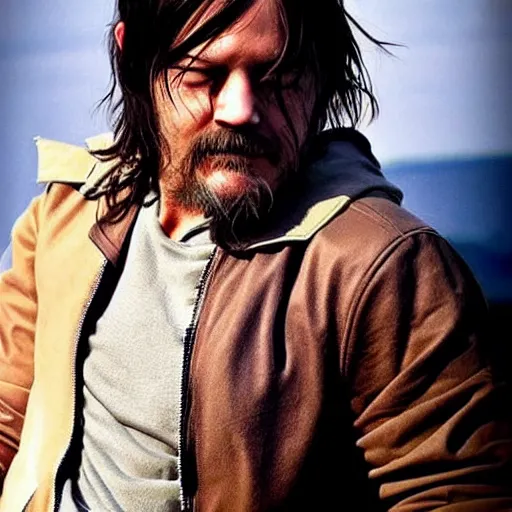 Image similar to Norman Reedus as... Dr. Robotnik