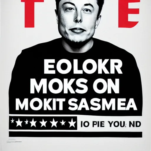 Prompt: us election poster of elon musk