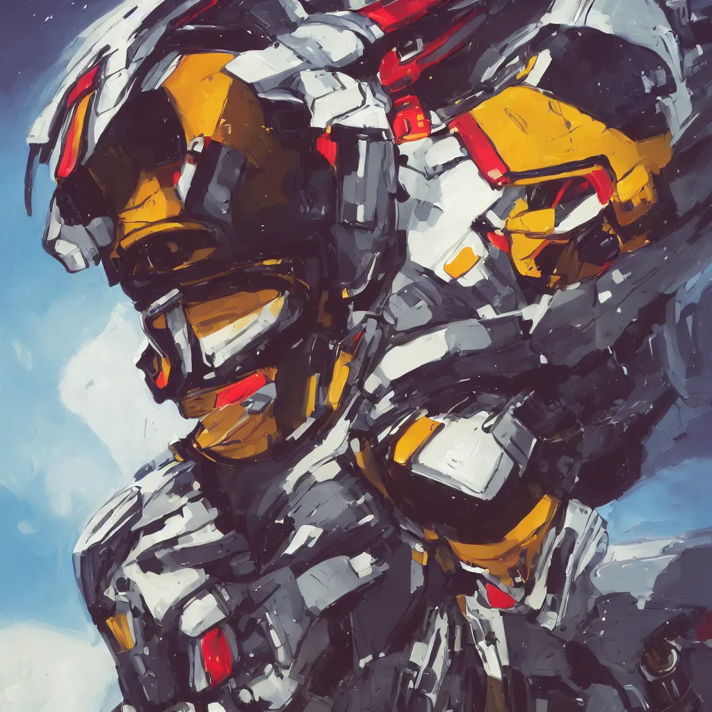 Prompt: a portrait of a young stunningly handsome elite 👨🏿 gundam pilot, with an intricate, detailed, urban inspired hiphop afro futuristic helmet, vector behance hd jesper ejsing, rhads, makoto shinkai, lois van baarle, ilya kuvshinov, rossdraws, hd, 3 2 k, ilya kuvshinov, gustav klimt,