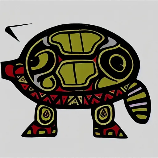 Image similar to turtle. pacific northwest coast, haida gwaii, formline, native art, tribal art, haida, clean, haida