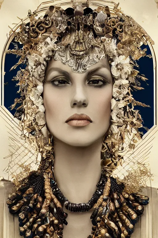 Prompt: An extremely beautiful Art Deco ornate portrait of a young attractive woman with a beautiful bone structure, professionally painted digital art illustration, smooth, sharp focus, atmospheric lighting, highly detailed illustration highlights, golden ratio, extremely detailed winning award masterpiece, very coherent symmetrical artwork, sense of awe, 8K post-processing, trending on artstation flawless, prismatic highlights, telephoto, depth of field, cinematic, macro, concept art, wepa digital, elegant, epic, octane render, v-ray, C4D