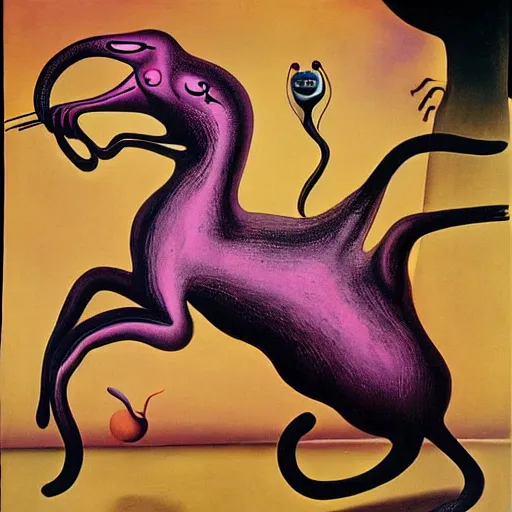 Image similar to The Pink Panther by Salvador Dalí