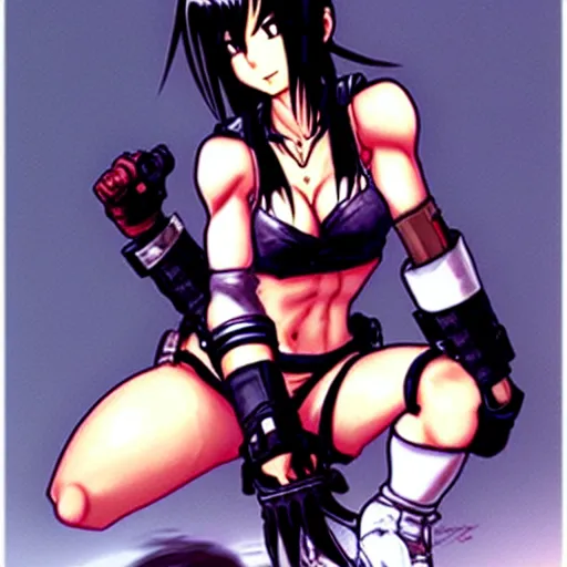 Image similar to tifa lockheart by masamune shirow