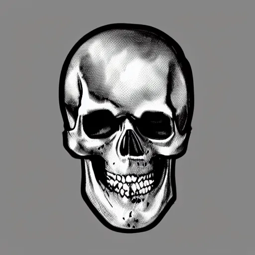 Image similar to punk rock skull