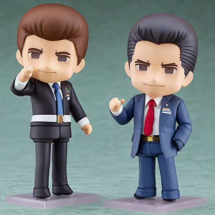 Prompt: Ronald Reagan, An anime Nendoroid of Ronald Reagan, figurine, detailed product photo